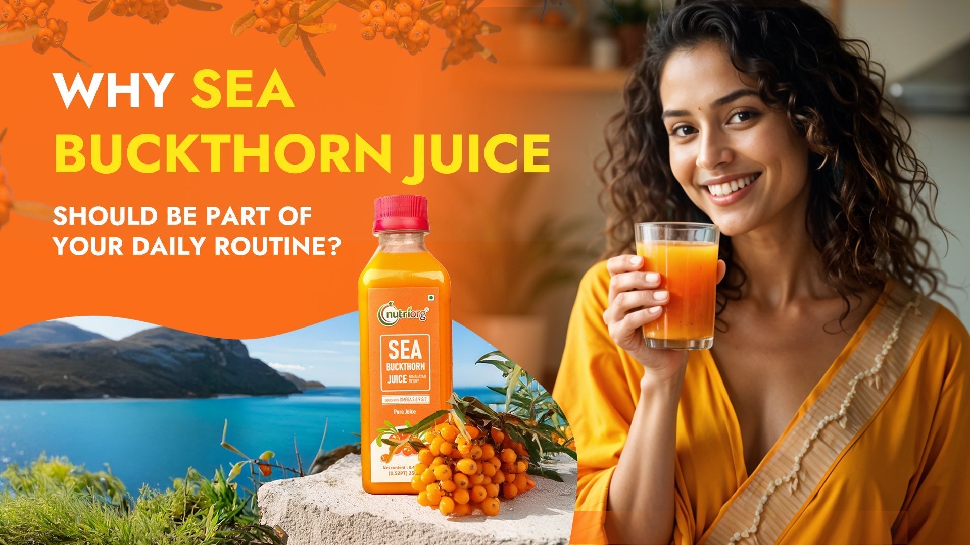 Sea Buckthorn Juice Benefits: Why You Should Drink It Daily? – Nutriorg