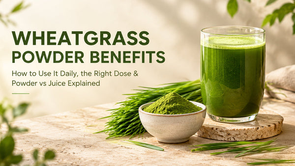 Wheatgrass Powder Benefits: Daily Use, Dosage & Juice vs Powder