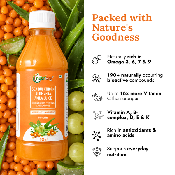 Sea Buckthorn Juice With Aloe Vera & Amla