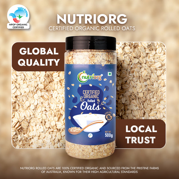 Rolled & Steelcut Oats(Combo of 3)