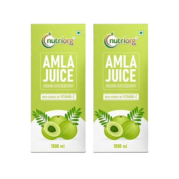 Nutriorg Amla Juice 2L (Pack of 2*1000ml)
