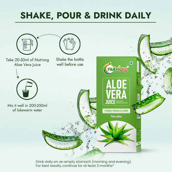 Aloe Vera Juice 1000ml (Pack of 2*500ml)