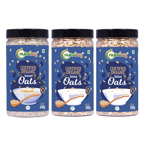 Rolled & Instant Oats (Combo of 3)