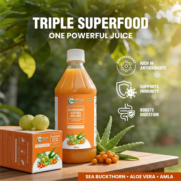 Sea Buckthorn Juice With Aloe Vera & Amla
