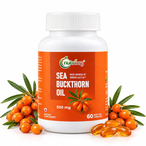 Nutriorg Sea Buckthorn Capsules 500mg