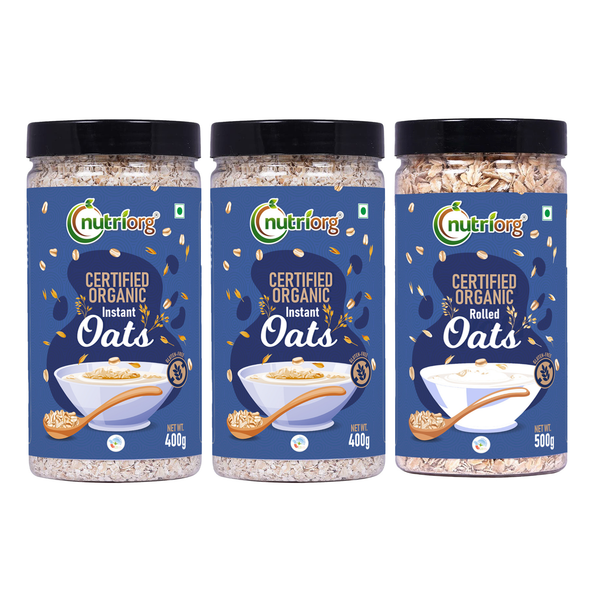 Instant & Rolled Oats (Combo of 3)